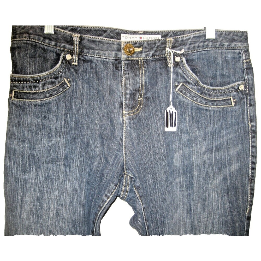 Womens Tommy Hilfiger Low Rise Cotton/Spandex Denim sz 10 (32x26x8r)